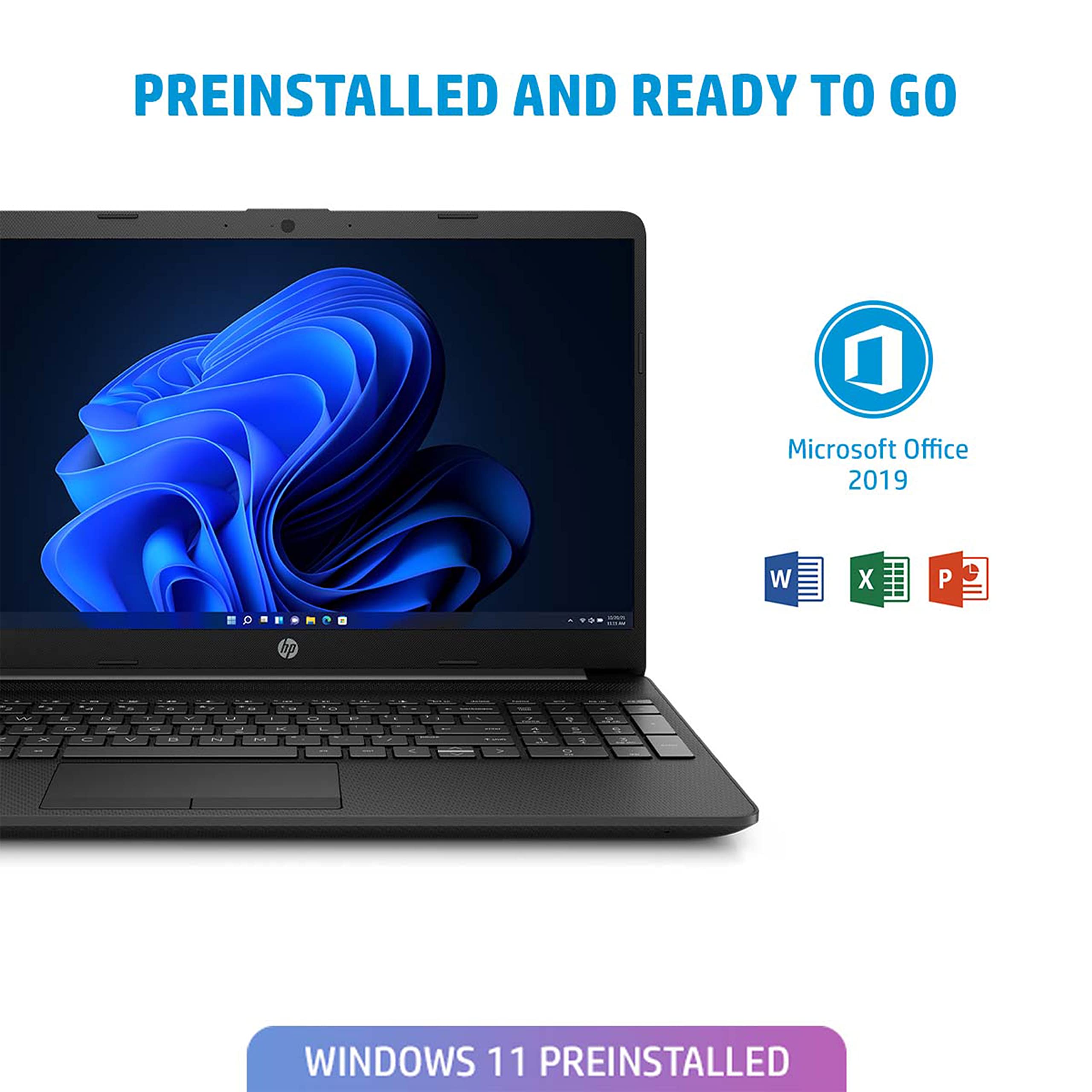 HP 15s 11th Gen Intel Core i3-8GB RAM/512GB SSD 15.6 inch(39.6 cm